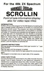 Scrollin - ZX Spectrum - Destination Retro