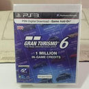 Gran Turismo 6 1 Million In-Game Credits - PAL Playstation 3 - Destination Retro