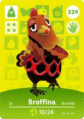 Broffina #329 [Animal Crossing Series 4] - Amiibo Cards - Destination Retro