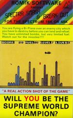 Spectra Smash & Break Out - ZX Spectrum - Destination Retro