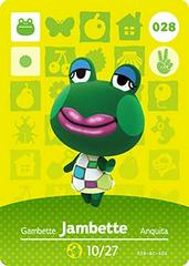 Jambette #028 [Animal Crossing Series 1] - Amiibo Cards - Destination Retro