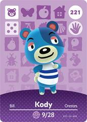 Kody #221 [Animal Crossing Series 3] - Amiibo Cards - Destination Retro