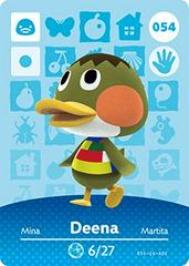 Deena #054 [Animal Crossing Series 1] - Amiibo Cards - Destination Retro