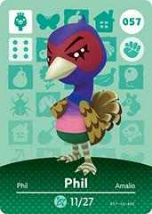 Phil #057 [Animal Crossing Series 1] - Amiibo Cards - Destination Retro