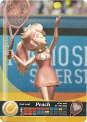 Pink Gold Peach Tennis [Mario Sports Superstars] - Amiibo Cards - Destination Retro