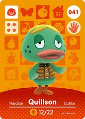 Quillson #041 [Animal Crossing Series 1] - Amiibo Cards - Destination Retro