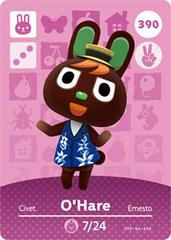 O'Hare #390 [Animal Crossing Series 4] - Amiibo Cards - Destination Retro