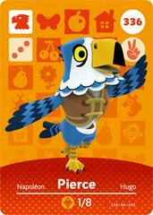 Pierce #336 [Animal Crossing Series 4] - Amiibo Cards - Destination Retro