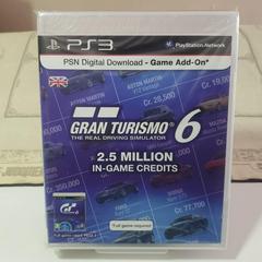 Gran Turismo 6 2.5 Million In-Game Credits - PAL Playstation 3 - Destination Retro