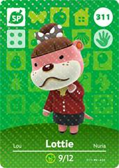 Lottie #311 [Animal Crossing Series 4] - Amiibo Cards - Destination Retro