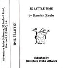 So Little Time - ZX Spectrum - Destination Retro