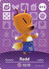 Redd #012 [Animal Crossing Series 1] - Amiibo Cards - Destination Retro