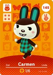 Carmen #145 [Animal Crossing Series 2] - Amiibo Cards - Destination Retro