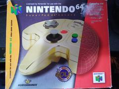 SuperPad 64 Controller [Gold] - Nintendo 64 - Destination Retro