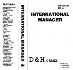 International Manager - ZX Spectrum - Destination Retro