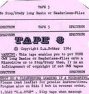 Tape 3 - ZX Spectrum - Destination Retro