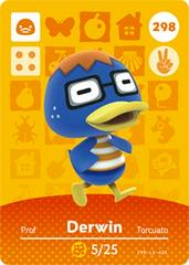 Derwin #298 [Animal Crossing Series 3] - Amiibo Cards - Destination Retro
