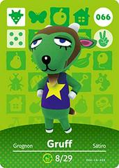 Gruff #066 [Animal Crossing Series 1] - Amiibo Cards - Destination Retro