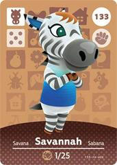 Savannah #133 [Animal Crossing Series 2] - Amiibo Cards - Destination Retro