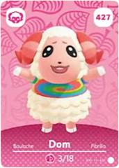Dom #427 [Animal Crossing Series 5] - Amiibo Cards - Destination Retro