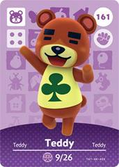 Teddy #161 [Animal Crossing Series 2] - Amiibo Cards - Destination Retro