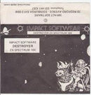 Destroyer - ZX Spectrum - Destination Retro