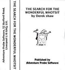The Search for the Wonderful Whotsit - ZX Spectrum - Destination Retro