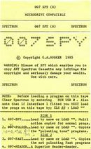 007 Spy [H] - ZX Spectrum - Destination Retro