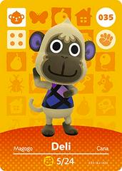 Deli #035 [Animal Crossing Series 1] - Amiibo Cards - Destination Retro