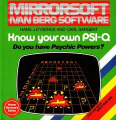 Know Your Own PSI-Q - ZX Spectrum - Destination Retro