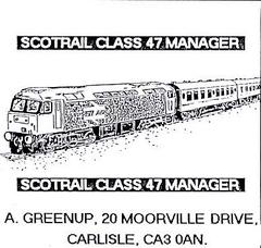 Scotrail Class 47 Manager - ZX Spectrum - Destination Retro