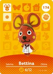 Bettina #174 [Animal Crossing Series 2] - Amiibo Cards - Destination Retro