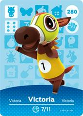 Victoria #280 [Animal Crossing Series 3] - Amiibo Cards - Destination Retro