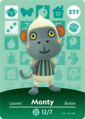 Monty #277 [Animal Crossing Series 3] - Amiibo Cards - Destination Retro