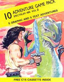 10 Adventure Game Pack Vol 2 - ZX Spectrum - Destination Retro