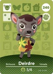 Deirdre #240 [Animal Crossing Series 3] - Amiibo Cards - Destination Retro