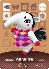 Annalisa #083 [Animal Crossing Series 1] - Amiibo Cards - Destination Retro