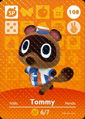 Tommy #108 [Animal Crossing Series 2] - Amiibo Cards - Destination Retro