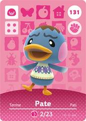 Pate #131 [Animal Crossing Series 2] - Amiibo Cards - Destination Retro