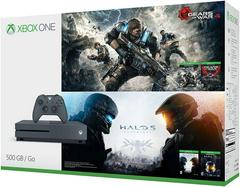 Xbox One S 500GB Gears of Wars Halo 5 Bundle - Xbox One - Destination Retro
