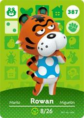 Rowan #387 [Animal Crossing Series 4] - Amiibo Cards - Destination Retro