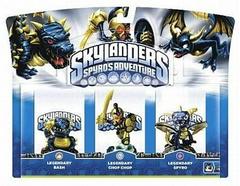Skylanders: Spyro's Adventure Triple Pack [Legendary Bash, Legendary Chop Chop, Legendary Spyro] - Skylanders - Destination Retro
