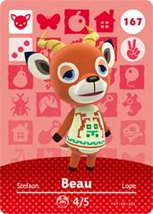 Beau #167 [Animal Crossing Series 2] - Amiibo Cards - Destination Retro