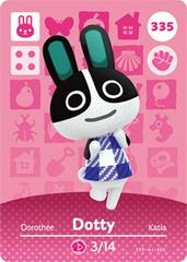 Dotty #335 [Animal Crossing Series 4] - Amiibo Cards - Destination Retro
