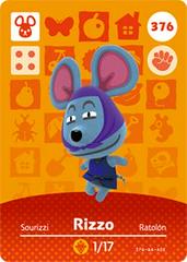 Rizzo #376 [Animal Crossing Series 4] - Amiibo Cards - Destination Retro