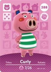Curly #288 [Animal Crossing Series 3] - Amiibo Cards - Destination Retro