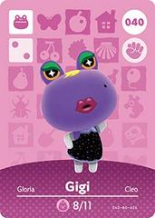 Gigi #040 [Animal Crossing Series 1] - Amiibo Cards - Destination Retro