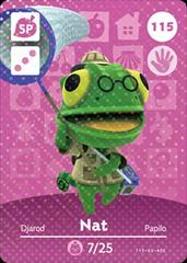 Nat #115 [Animal Crossing Series 2] - Amiibo Cards - Destination Retro
