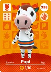 Papi #358 [Animal Crossing Series 4] - Amiibo Cards - Destination Retro