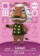 Lionel #072 [Animal Crossing Series 1] - Amiibo Cards - Destination Retro